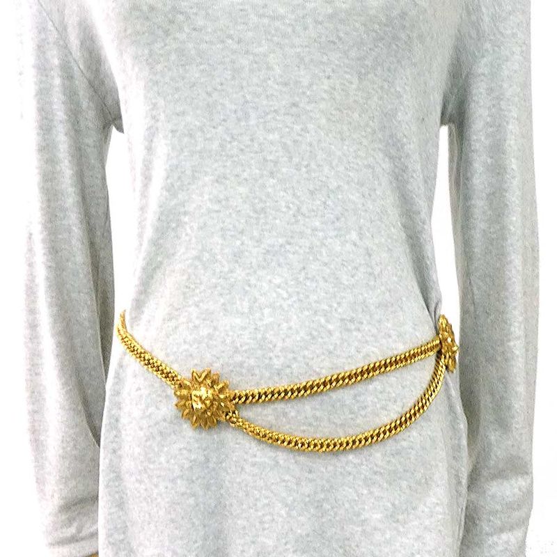 Chanel Belt Gold