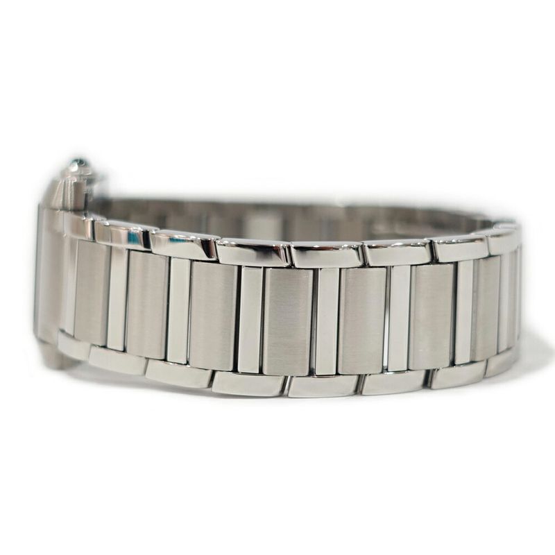 Cartier Tank Francaise Small SM Silver Stainless Steel Quartz Watch