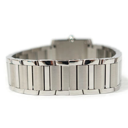 Cartier Tank Francaise Small SM Silver Stainless Steel Quartz Watch
