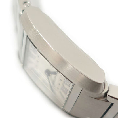 Cartier Tank Francaise Small SM Silver Stainless Steel Quartz Watch