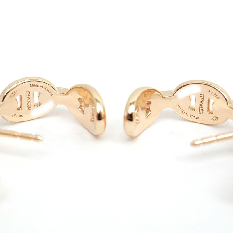 Hermes Earrings Chaine D'ancre 18k