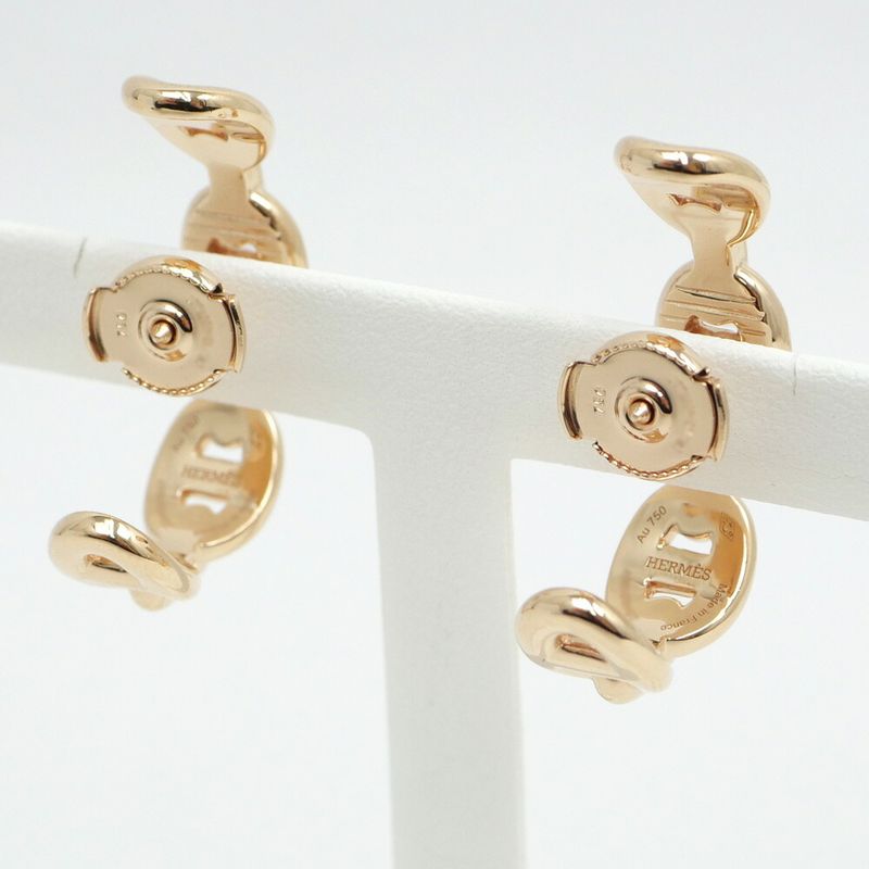 Hermes Earrings Chaine D'ancre 18k