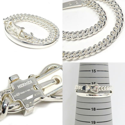 Hermes Bracelet Boucle Series Inflexible PM 16 Silver