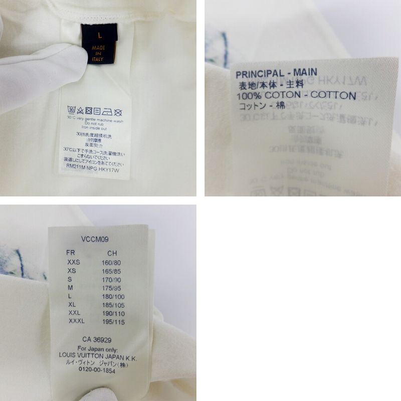 Louis Vuitton Pastel Monogram Short Sleeve T-Shirt Cotton