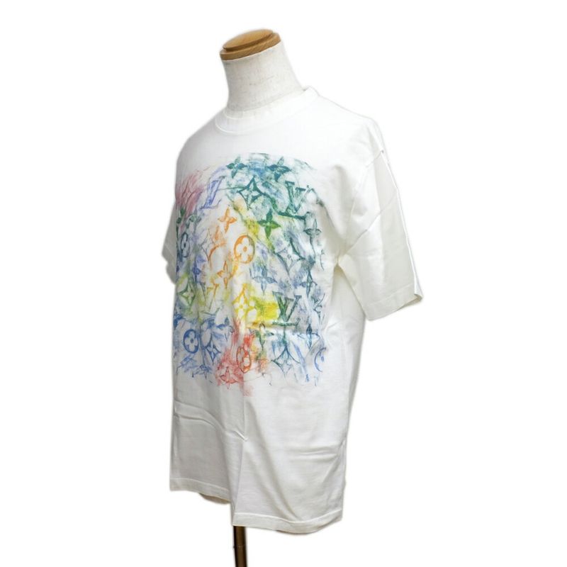 Louis Vuitton Pastel Monogram Short Sleeve T-Shirt Cotton
