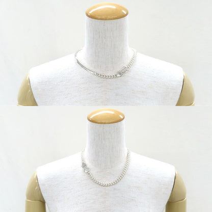 Hermes Necklace Boucle Series Inflexible PM 40 Silver