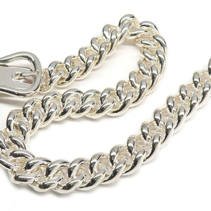 Hermes Necklace Boucle Series Inflexible PM 40 Silver