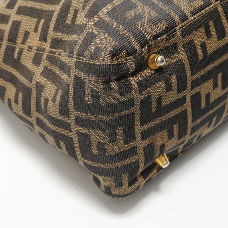 Fendi Handbag Zucca Canvas