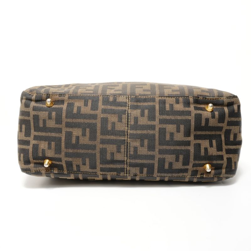 Fendi Handbag Zucca Canvas