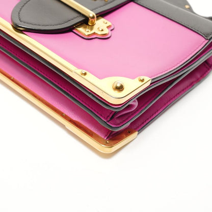 Prada Shoulder Bag Cahier Leather