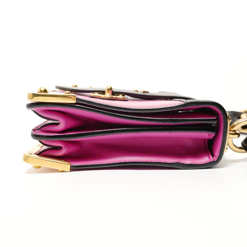 Prada Shoulder Bag Cahier Leather