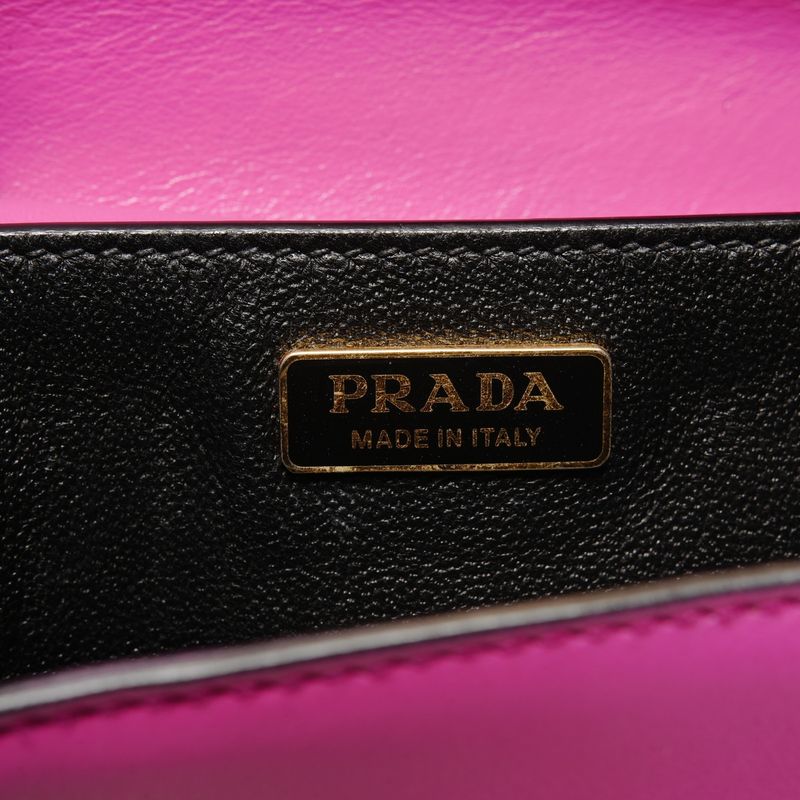 Prada Shoulder Bag Cahier Leather