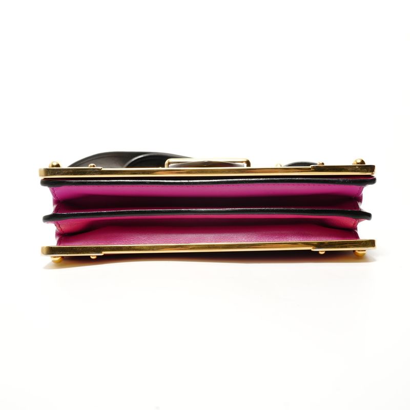 Prada Shoulder Bag Cahier Leather