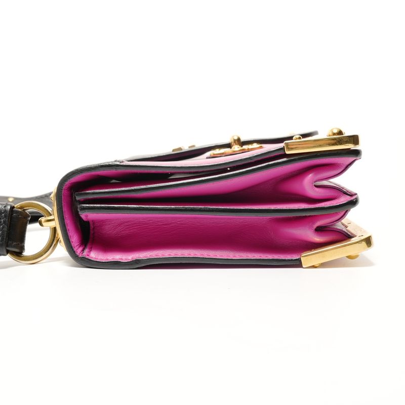 Prada Shoulder Bag Cahier Leather