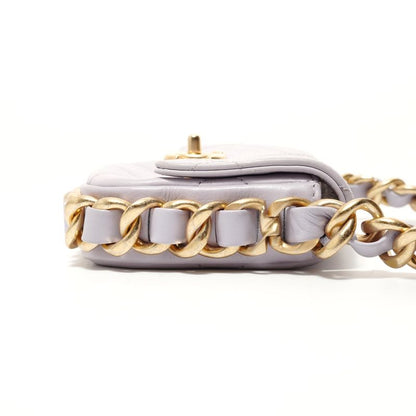 Chanel Shoulder Bag Mini Quilted Chain