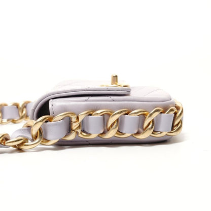 Chanel Shoulder Bag Mini Quilted Chain