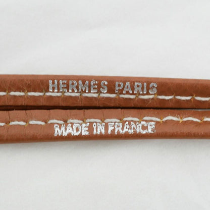 Hermes Chiffre Whistle Necklace Gold Silver