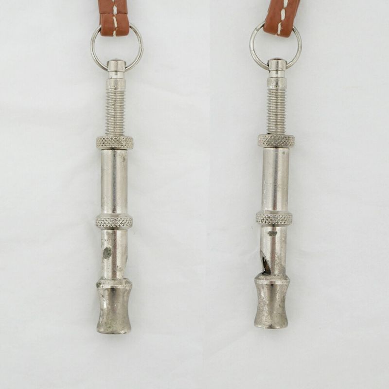 Hermes Chiffre Whistle Necklace Gold Silver