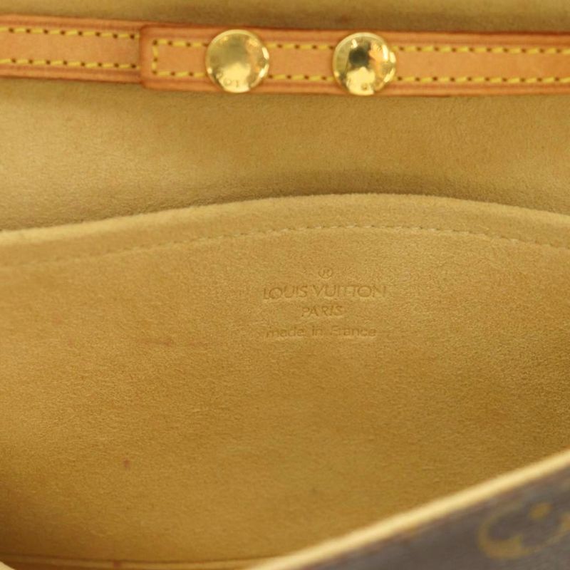 Louis Vuitton Pochette Twin GM Shoulder Bag Flap Monogram Pattern Brown