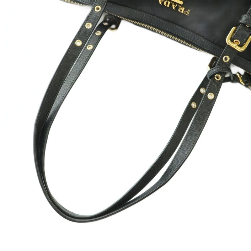 Prada 2-Way Tote Shoulder Bag Black