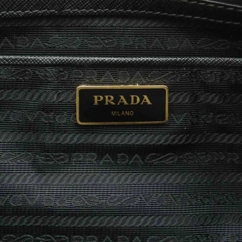 Prada 2-Way Tote Shoulder Bag Black