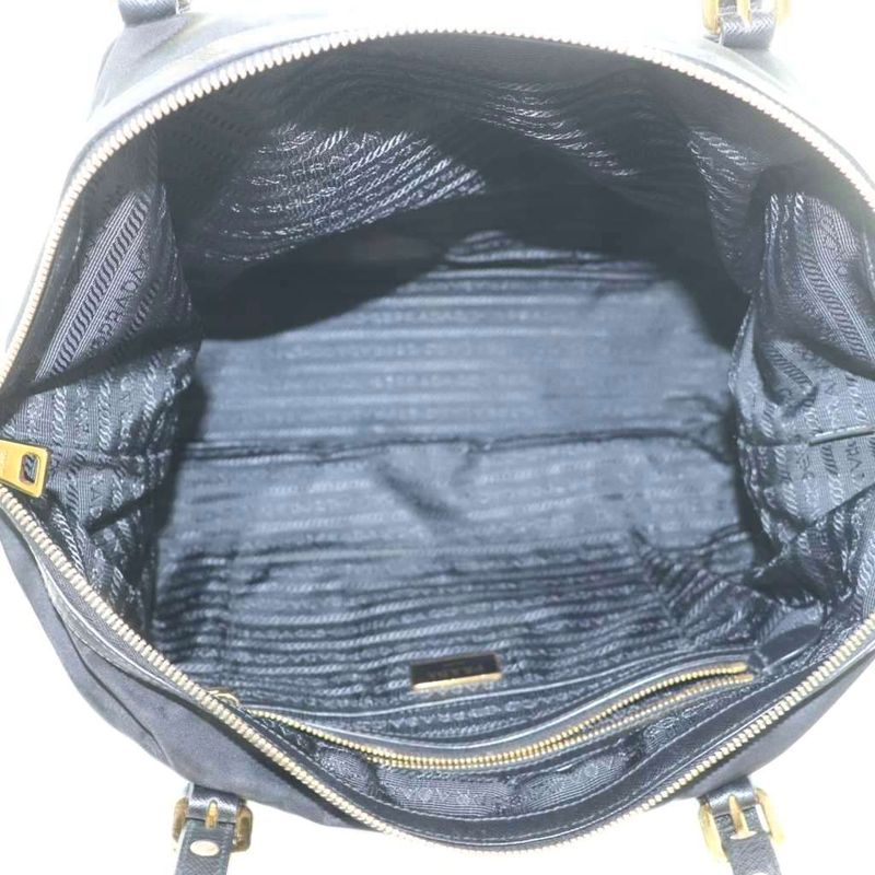 Prada 2-Way Tote Shoulder Bag Black