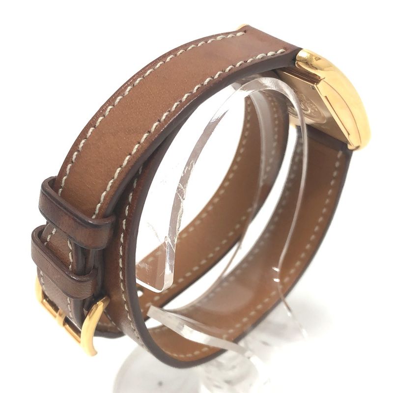 Hermes Watch 18k Pink Gold Cape Cod Double Tour