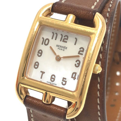 Hermes Watch 18k Pink Gold Cape Cod Double Tour