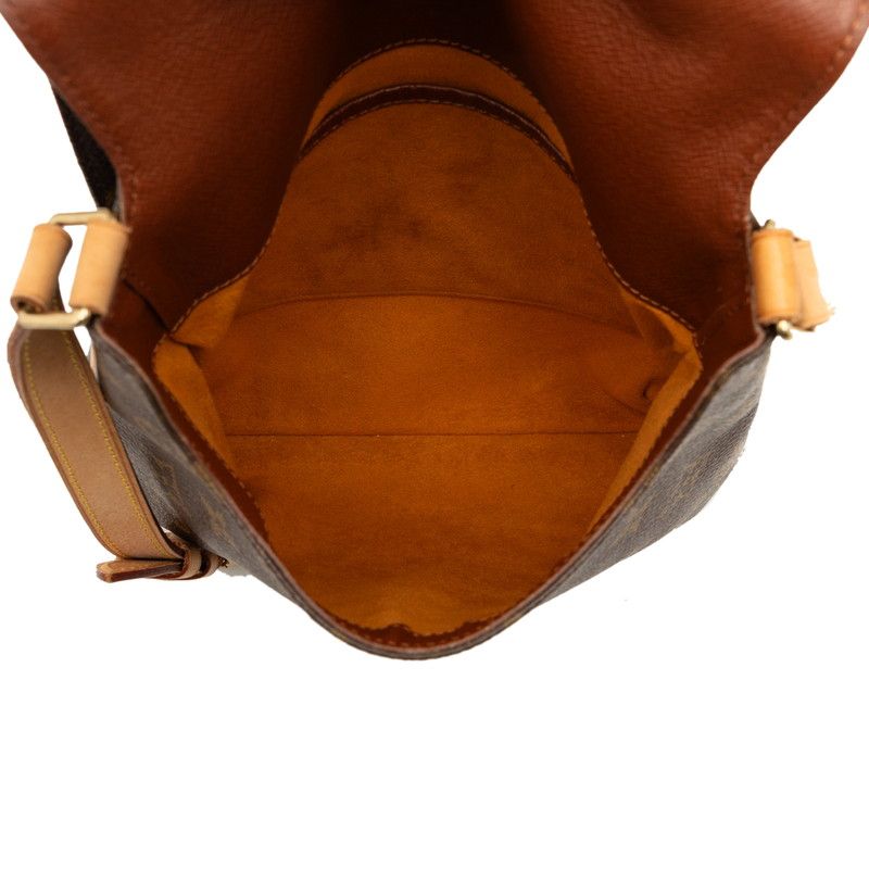 Louis Vuitton Monogram Musette Salsa Short Shoulder Bag Brown Leather
