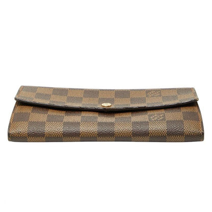 Louis Vuitton Damier Porte-Monnaie Cles Wallet Brown