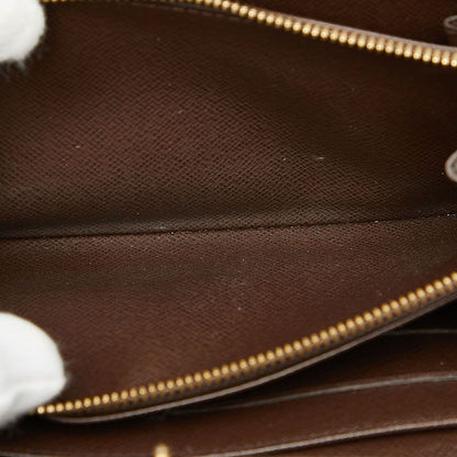 Louis Vuitton Damier Porte-Monnaie Cles Wallet Brown