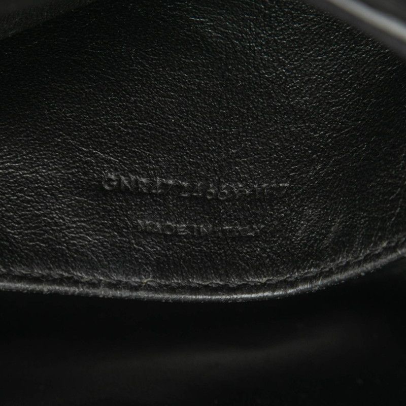 Saint Laurent Baby Cabas 2-Way Shoulder Bag Black Leather