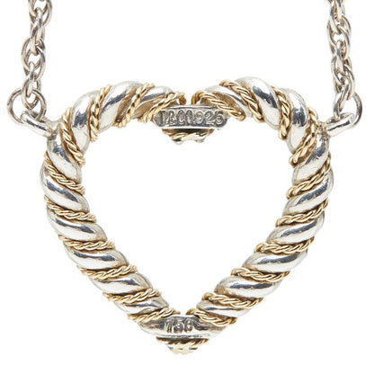 Tiffany & Co Twist Heart Necklace Yellow Gold