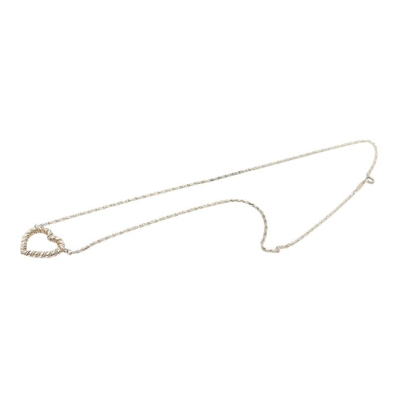 Tiffany & Co Twist Heart Necklace Yellow Gold
