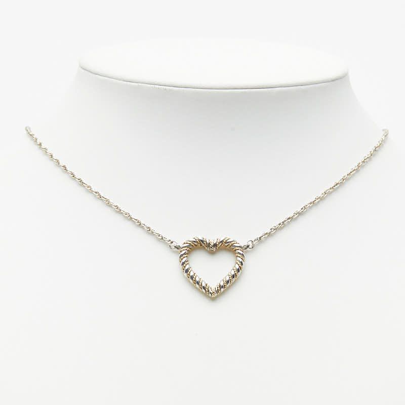 Tiffany & Co Twist Heart Necklace Yellow Gold
