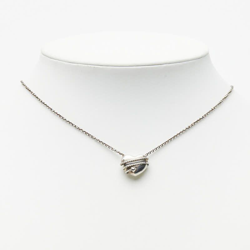 Tiffany & Co Heart Aro Necklace Silver