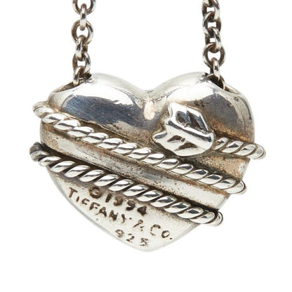 Tiffany & Co Heart Aro Necklace Silver