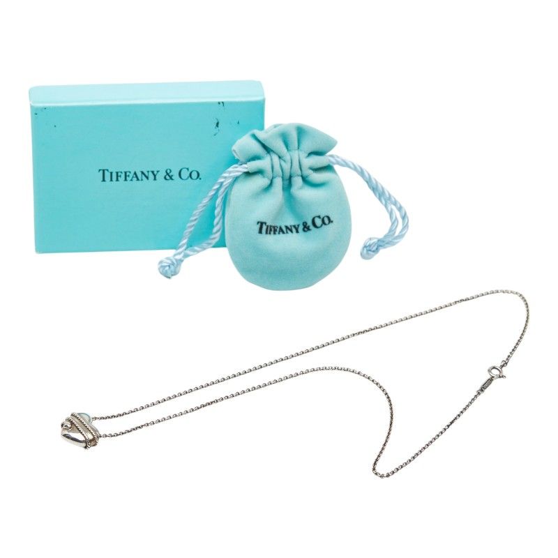 Tiffany & Co Heart Aro Necklace Silver