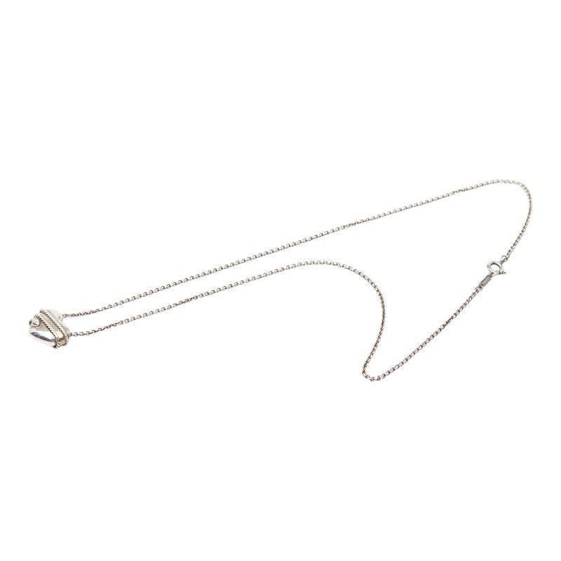 Tiffany & Co Heart Aro Necklace Silver