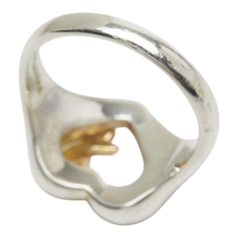 Tiffany & Co Heart Ribbon Ring Yellow Gold