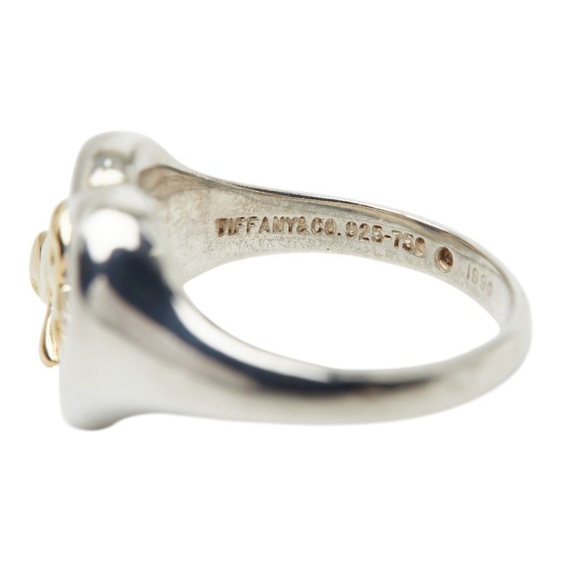 Tiffany & Co Heart Ribbon Ring Yellow Gold