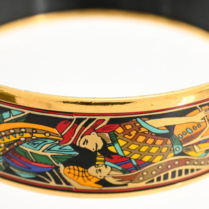 Hermes Bangle Enamel GM Bracelet