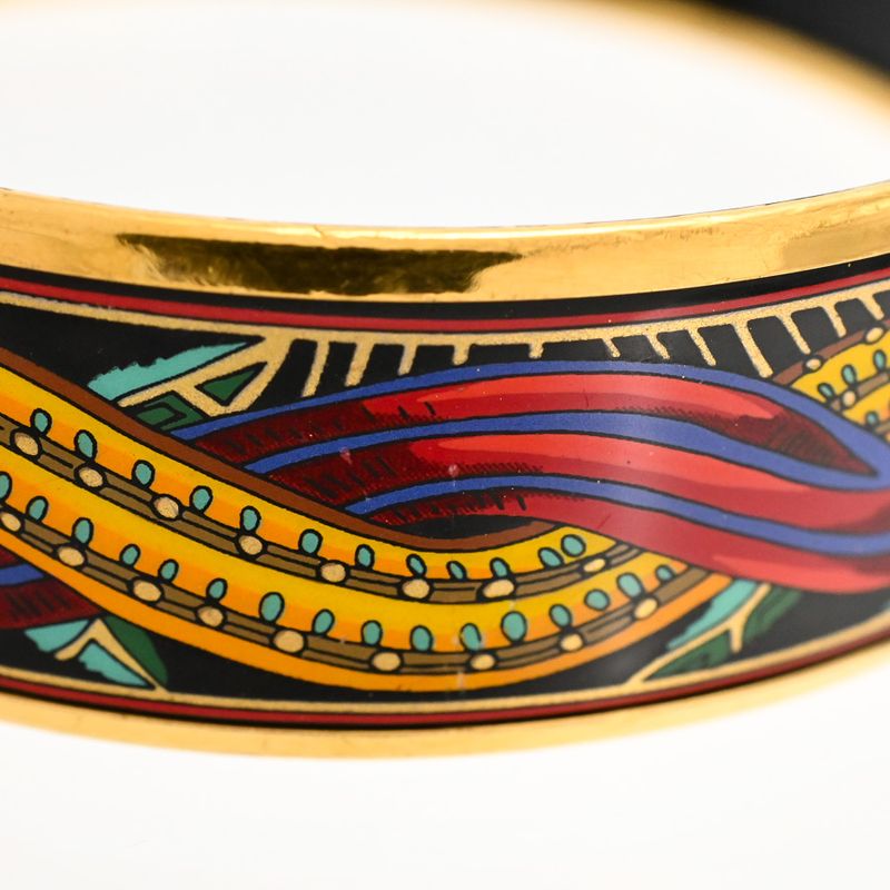 Hermes Bangle Enamel GM Bracelet