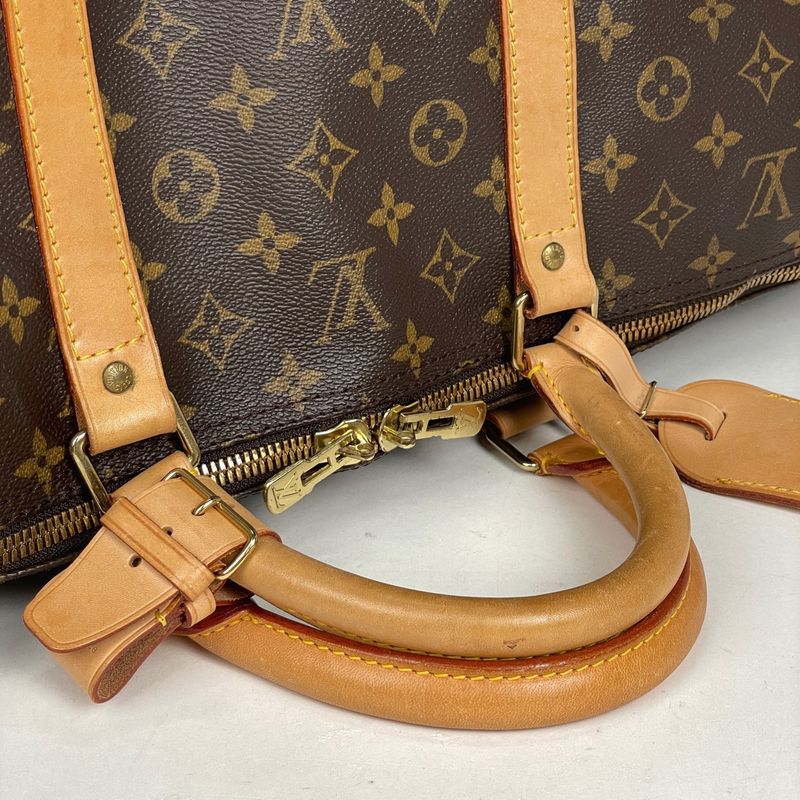 Louis Vuitton Keepall Bandouliere 60 2-Way Boston Bag Monogram Brown