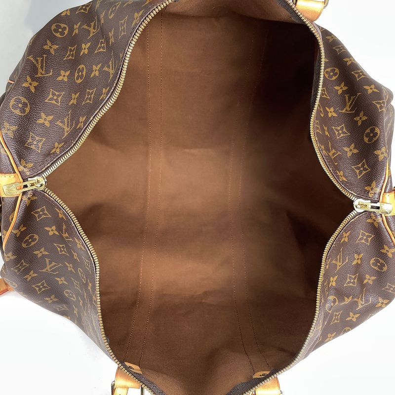 Louis Vuitton Keepall Bandouliere 60 2-Way Boston Bag Monogram Brown