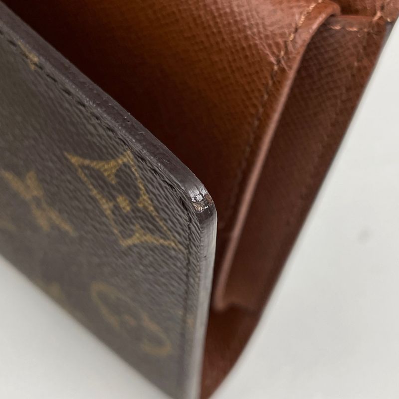 Louis Vuitton Porte Tresor International Trifold Wallet Monogram Brown