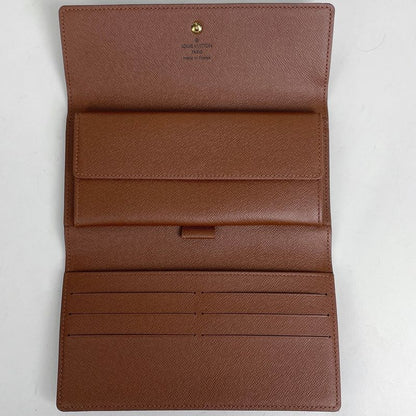 Louis Vuitton Porte Tresor International Trifold Wallet Monogram Brown