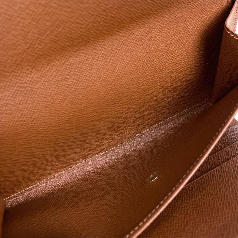 Louis Vuitton Porte Tresor International Trifold Wallet Monogram Brown