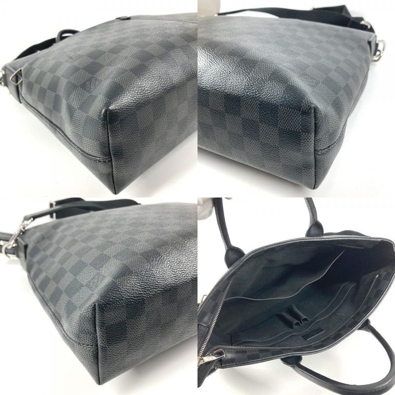 Louis Vuitton Business Briefcase Seven Days a Week Damier Graphite Canvas Black