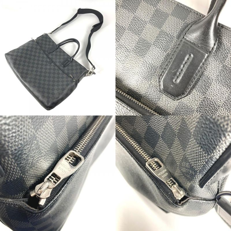 Louis Vuitton Business Briefcase Seven Days a Week Damier Graphite Canvas Black